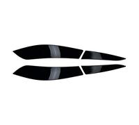 FSFYUK Adesivo per fanale posteriore lucido nero per sopracciglia, palpebra, rivestimento esterno per Golf 6 MK6 2008-2013