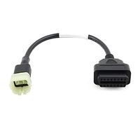 FSFYUK Connettore del cavo adattatore per scanner diagnostico per moto OBD a 6 pin, cavo lettore di codici per Z900/900RS 2017+, ZX10R 2016+, ZX14R/H2 2017+