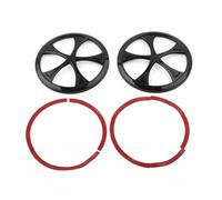 FSFYUK Copertura per griglia altoparlante anteriore nero lucido per moto, copertura per griglia altoparlante stile Five-Star per Touring Electra Glide, Street Glide, Trike 2014-2022