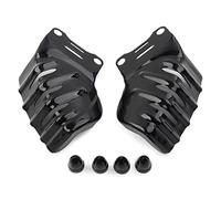 FSFYUK Coppia di copridisco anteriori per pinze freno, protezioni nere per Touring EFI FLHX/EFI FLHRC/EFI FLHTI/EFI FLTR/EFI FLHTCUI/VRSCDX/VRSCX/VRSCD