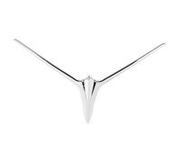 FSFYUK Decorazioni per motore, carenatura superiore, sopracciglio anteriore, modanatura decorativa, copertura decorativa per Goldwing GL1800 e F6B 2012-2017, argento