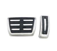 FSFYUK Foot Rest Brake Gas Pedals Cover, Stainless Steel Car Foot Pedal Protector Kit For A4 B8 / S4 / RS4 2008-2015 A4 B8 Avant 8k A4 Allroant Quattro A5 / S5 / RS5 8T