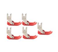 FSFYUK Piedino premistoffa MT-18 Standard Extra Sottile Preciso Per Macchina da Cucire Industriale Rosso 5 PZ