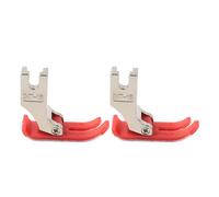 FSFYUK Piedino premistoffa MT-18 Standard Extra Sottile Preciso Per Macchina da Cucire Industriale Rosso 2 PZ