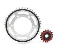 FSFYUK Pignone anteriore da 16 denti per moto con pignone per catena di trasmissione posteriore da 34 denti, accessori di ricambio per GSXR600 GSXR750 2011-2018