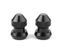 FSFYUK Tappi coprivalvola universali per pneumatici, copristelo, coprivalvola per cerchioni per veicoli, SUV, camper, camion, motociclette, biciclette, nero