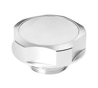 FSFYUK Tappo di riempimento dell'olio per auto Coperchio di riempimento dell'olio per La maggior parte dei modelli con tappo dell'olio a vite, argento