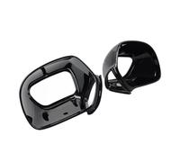 FSFYUK XF29011809-B Copertura specchietto retrovisore esterno Guscio specchietto retrovisore laterale Alloggiamento 1 coppia per Goldwing GL1800 01-11 ABS Nero