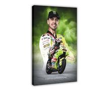 fsgfod Fabio Di Giannantonio MotoGP Poster su tela, decorazione artistica da parete per soggiorno, camera da letto, decorazione 40 x 60 cm