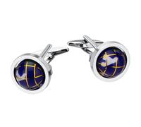 FSJMTQTS Gemelli da Camicia da Uomo Gemelli semplici for Il Matrimonio del Padre, del Marito e dello Sposo(Blue_Small)