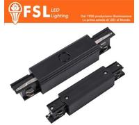 FSL Connettore Forma I per binario Trifase - Colore Nero - FLT4-BIN