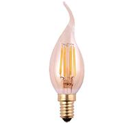 FSL Lampada Colpo di Vento Filamento Ambra - 4W 2200K E14 300LM