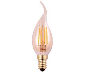 FSL Lampada Colpo di Vento Filamento Ambra - 4W 2200K E14 300LM