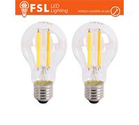 Fsl Lampada Filamento A60 10.8W 3000K E27 - Confezione 2PACK