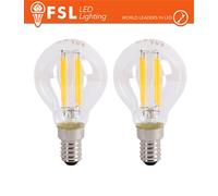 Fsl Lampada Filamento MiniSfera G45 4W 3000K E14 - Confezione 2PACK