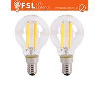 Fsl Lampada Filamento MiniSfera G45 6.5W 3000K E14 - Confezione 2PACK