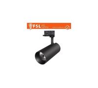 FSL Proiettore a Binario Trifase NERO - 3white 3000-4000-6500k 30w 3500lm