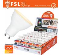 FSL SMART Lampada GU10 6W Dimmerabile 3WHITE LED Tecnologica 20 pz.