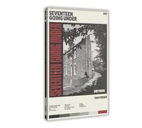 FSMFBGD Poster su tela con album musicale "Seventeen Going Under", decorazione per camera da letto, ufficio, camera da letto, regalo, 30 x 45 cm