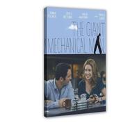 FSMFBGD Poster su tela con immagine del film The Giant Mechanical Man, decorazione per camera da letto, ufficio, camera da letto, regalo, 50 x 75 cm