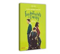 FSMFBGD Poster su tela, motivo: The Fundamentals of Caring, decorazione per camera da letto, ufficio, stanza, regalo, 30 x 45 cm