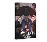 FSMFBGD Poster su tela, motivo: The Umbrella Academy Aidan Gallagher - Show televisivo 3, decorazione per camera da letto, ufficio, camera da letto, regalo, 40 x 60 cm