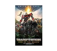 FSMFBGD Poster su tela, motivo: Transformers, film L'ascesa delle bestie, uniti o autunnali, decorazione artistica da parete per soggiorno e camera da letto, 20 x 30 cm