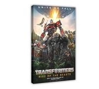 FSMFBGD Poster su tela, motivo: Transformers, film L'ascesa delle bestie, uniti o autunnali, decorazione per camera da letto, ufficio, camera da letto, regalo, 30 x 45 cm