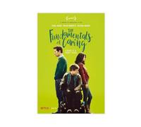 FSMFBGD Poster su tela The Fundamentals of Caring, decorazione per camera da letto, ufficio, stanza, regalo, 20 x 30 cm