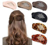 FSMILING 6 fermagli per capelli piatti francesi per donne che guidano capelli spessi e fini