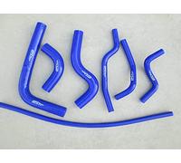 FSMOTO Tubo in silicone per radiatore Su-zu-ki Samu-rai Sier-ra SJ410 SJ413 SJ 1.3L 1984-1996 1985 1986 1987 (blu)