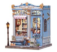 Fsolis Book Nook Kit - Puzzle 3D Casa delle Bambole con Luci LED per Scaffali e Camere - Miniatura Decorativa per Ragazzi 14+ - Regalo Creativo per Appassionati DIY (Sweet Marie)