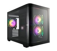 FSP Case S380-BA Micro Tower Nero con Illuminazione RGB e Raffreddamento Liquido