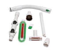FSProdukte Set di accessori adatto per Vorwerk Folletto VB 100 / VB100 / VK 7 / VK7, set di 8 ugelli con adattatore, tubo flessibile, spazzola per mobili, bocchetta per fughe, bocchetta per