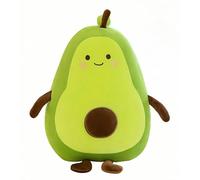 FSRONGXI Avocado Plushie, Avocado Plush Pillow Toy Regali, Simpatico cuscino imbottito con frutta morbida con portachiavi per la decorazione domestica 30 cm