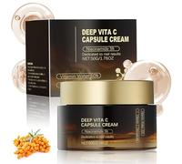 FSSPLJHYJ 50g Deep Vita C Capsule Cream, Collagen Kapseln Vitamin C Crème, Deeper Vitamin C Gel hydratant visage avec Collagen & Niacinamide, Hydrate et rendre la peau radiante