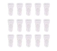 FSSTUD 100 clip per giarrettiera in plastica per reggicalze e reggicalze per corsetto clip per calze da cucito per donne (trasparenti)