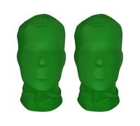 FSSTUD 2 maschere traspiranti per la pelle senza volto, unisex, per cosplay, travestimenti, in spandex, per Halloween e vacanze