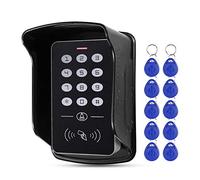 FST 125KHz RFID Tastiera Per Controllo Accessi Copertura Impermeabile Lettore Controller di Accesso Esterno + 10 pz EM4100 Portachiavi per la Casa