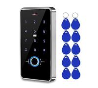 FST IP68 Impermeabile RFID Fingerprint Access Control Keypad Biometrics WG26 / 34 Touch Keyboard + 10pcs 13,56MHz Keyfobs per Sistema di Controllo Accessi all'aperto