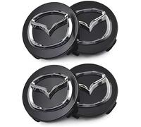 FSWEOKL 4 PCS Coprimozzo per Mazda 5 2005 2006 2007 2008 2009 2010 57mm, Coprimozzi Auto Copricerchi Tappi Mozzo Centrale Ruota con Accessori Buona Stabilità,B