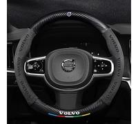 FSWEOKL Coprivolante Auto per Volvo V60 2010-2025, Antiscivolo Durevole Facile installare Volante Protezione Decorazione Interni,C