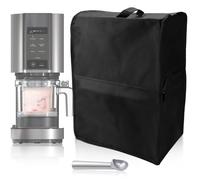 FSWWSF Copertura per macchina per il gelato Ninja Creami NC501 NC301 NC299AMZ con porzionatore di gelato protezione antipolvere copertura impermeabile 21 x 28 x 43 cm Ninja Creami accessori (nero)
