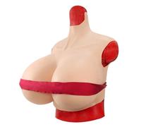 FSYH Corazza Toracica in Silicone Ultra realistica - Protesi potenziatrice per Seni Finti in Coppa Z per travestiti Transgender,Color1,Silicone