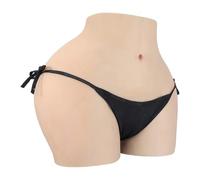 FSYH Mutande in Silicone Complete, Biancheria Intima per Sollevare Glutei, Pantaloncini enormi per esaltare i Fianchi da travestire per Drag Queen Transgender,Avorio,Basic