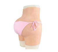 FSYH Mutande vaginali finte in Silicone, Cuscinetti per i Fianchi, Pantaloncini a Controllo Migliorato, Sollevamento Glutei, Slip Gaff nascosti per Crossdresser,Avorio,Upgrade
