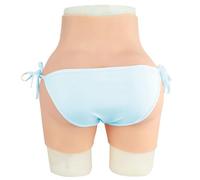 FSYH Mutandine in Silicone realistiche Figa Finta Culo Imbottito Push up Pantaloncini Hip Shaper Controllo Boxer Slip per Transgender,Color1,Basic