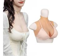 FSYH Pettorale in Silicone Tette finte Forme del Seno realistiche per travestiti Drag Queen Mastectomia Cosplay,Color 2,C~Cotton