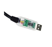 FT232RL U A RS485 CAVO DI COMUNICAZIONE SERIALE 4 POLI 4P U -RS485-WE-1800-BT VCC GND DATA AB (Size : 5M, Color : Transparent USB Case)