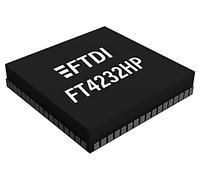 FT4232HPQ-TRAY IC: interfaccia I2C, MPSSE, SPI, UART, USB C Hi-Speed 3-3,6VDC...